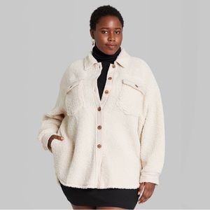 Wild Fable Sherpa Shacket